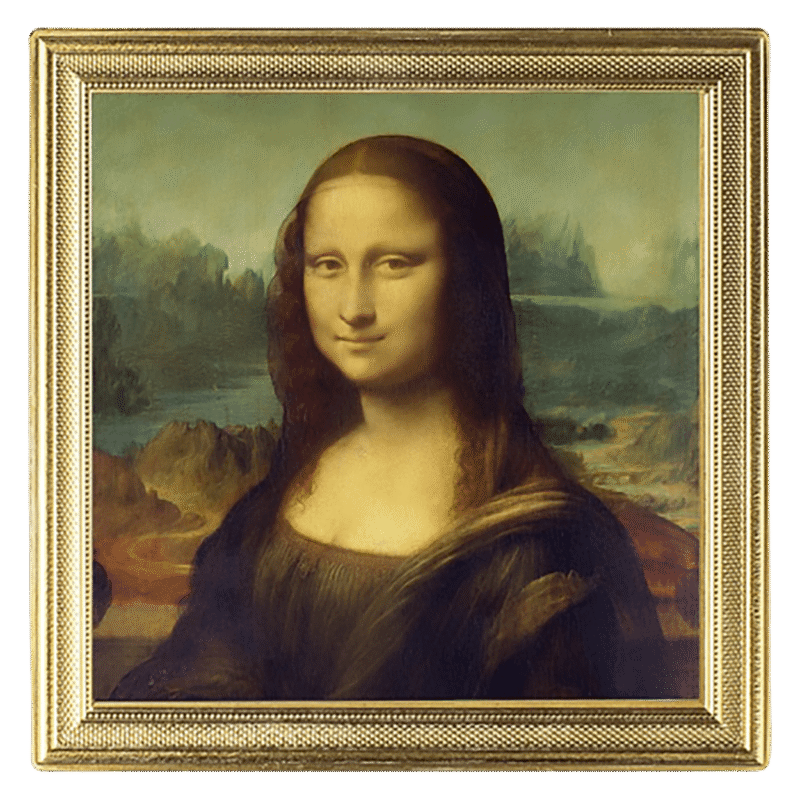 Leonardo da Vinci, Mona Lisa, 2 dolary, Seria: Najdroższe Obrazy Świata