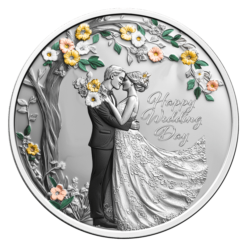 Moneta ślubna, 1 dolar