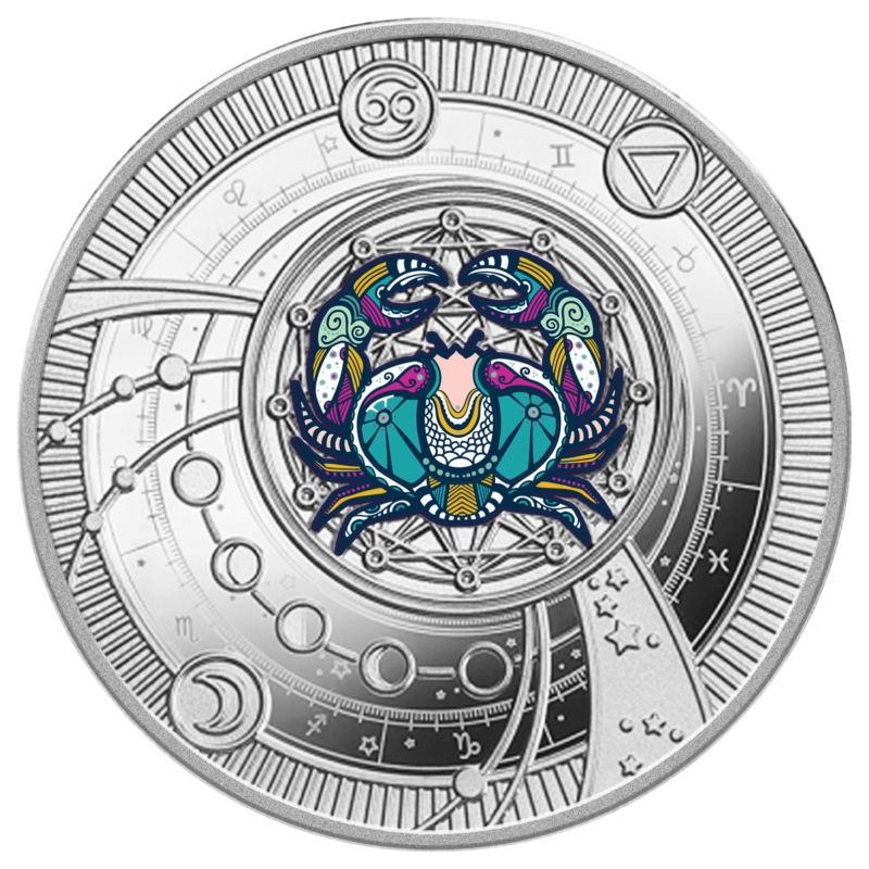 Rak, 500 franków CFA, Seria: Znaki Zodiaku